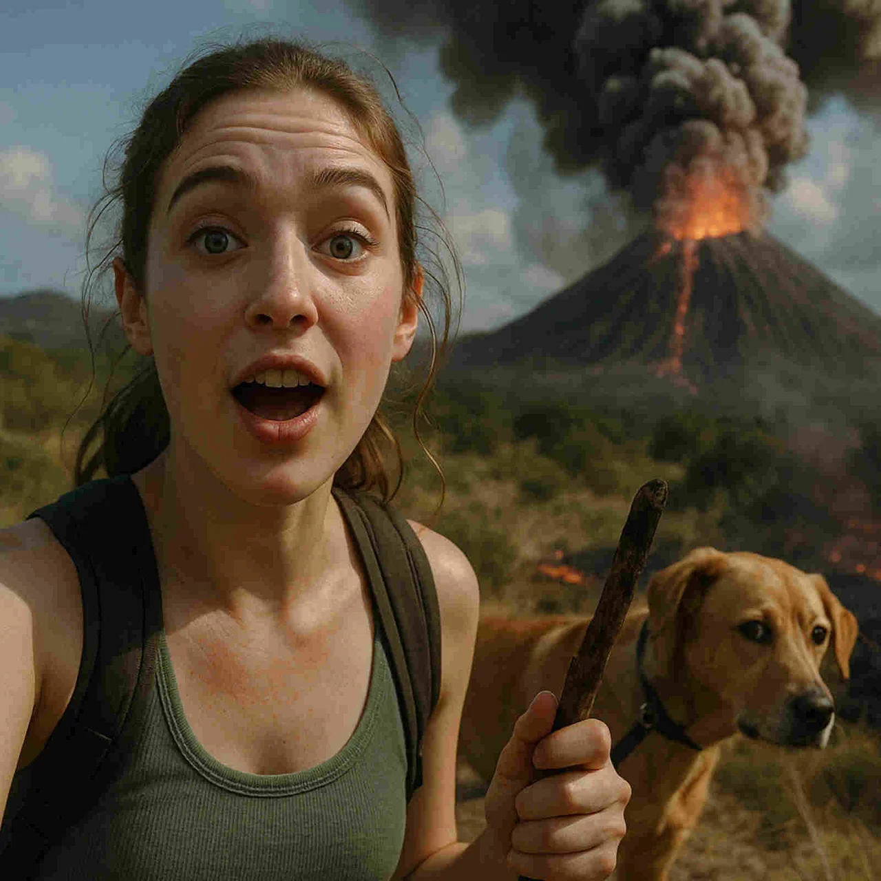 The Volcano - AI Generated Teaser Trailer for a Disaster Comedy film